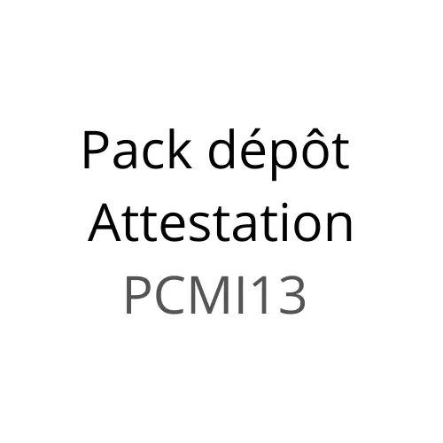 Pack dépôt PCMI 13