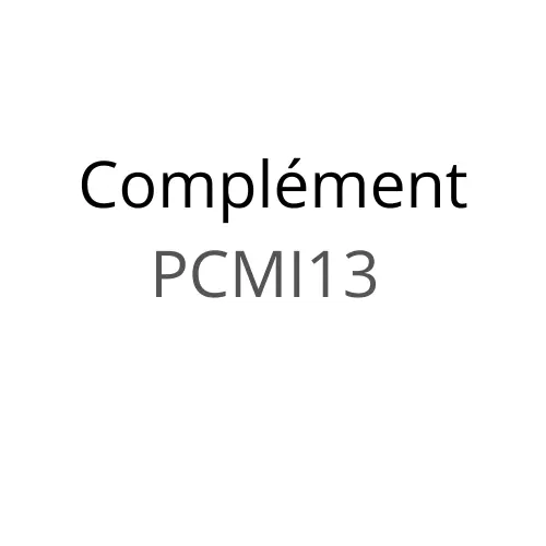 Complément PCMI 13